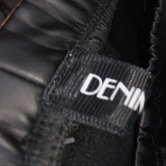 Denimaxx Faux Leather Biker Fetish Black Leggings - Picture 3 of 5